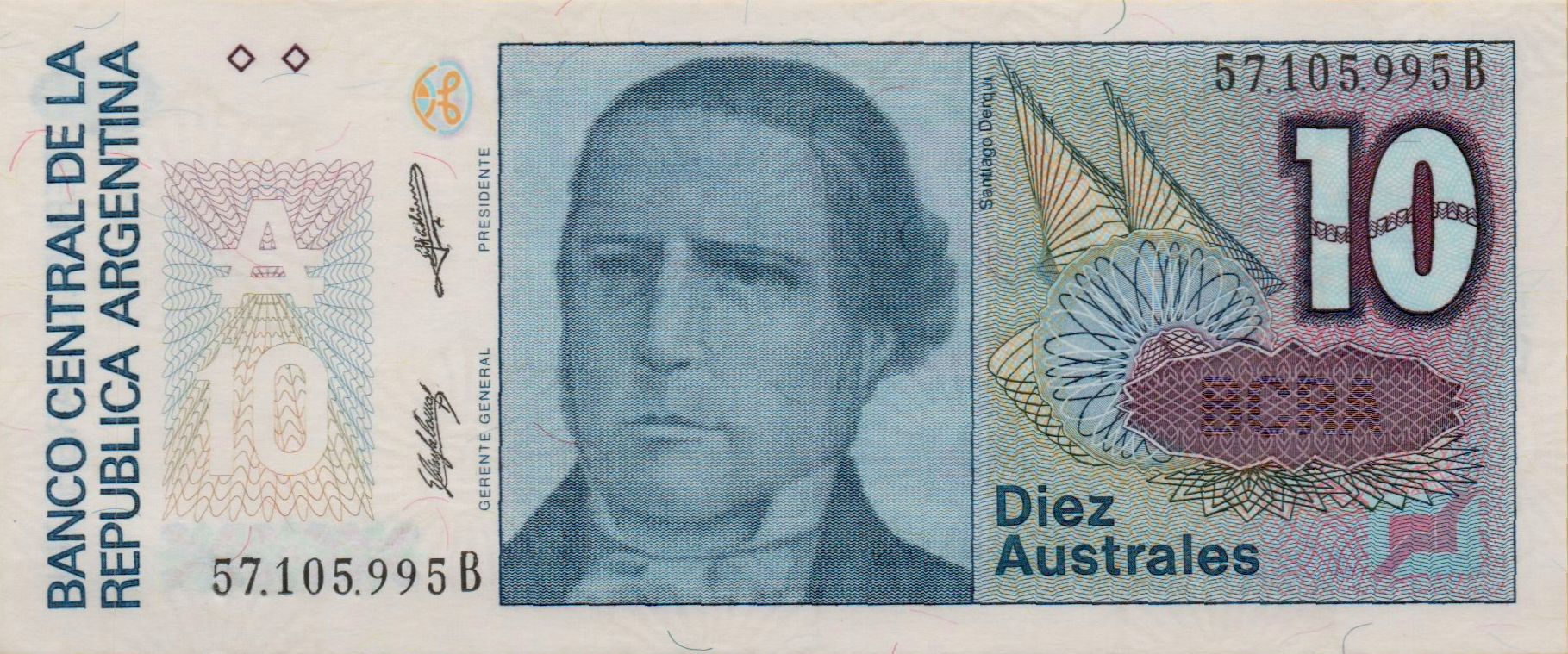 Argentina 10 1985 UNC P-325/b